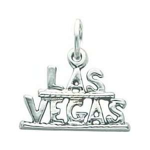  14K White Gold Las Vegas Pendant Jewelry