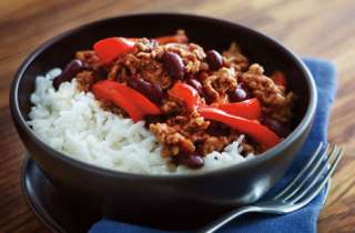 Chilli con carne with red peppers   Tesco Real Food