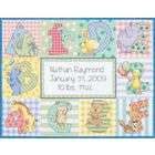 Dimensions Baby Hugs Zoo Alphabet Birth Record Counted Cross Stitch 