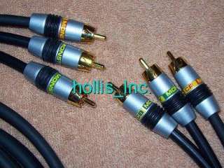 New 13 ft Monster Cable MV3CV 4M Component Video Cable  