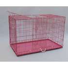   Suitcase Folding Wire Pet Dog cage Crate Kennel with Free Divider