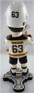   Bruins Signed RARE white 8 Stanley Cup Champion Bobblehead  