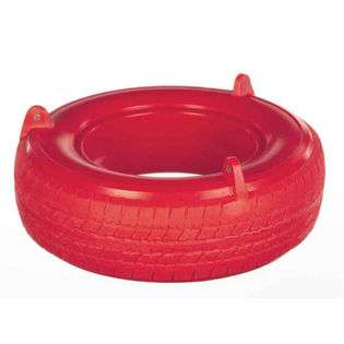 Jensen A145R Commercial Plastic Tire Swing   Red 