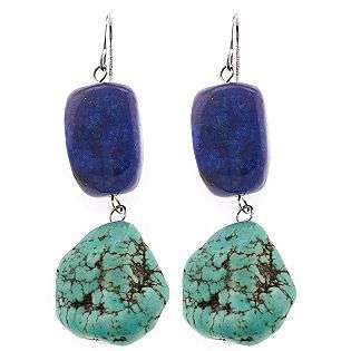 Turquoise & Lapis Chunky Necklace  Jewelry Pendants & Necklaces 