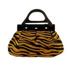   Zebra Tiger Tapestry Style Clutch Handbag Purse   Fall 2007 #MB15221