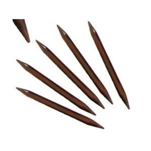  #15 10.0mm 6 Inch Rosewood Double Point Knitting Needles 