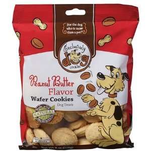 Exclusively Dog Cookies Wafer Cookies   Peanut Butter Flavor   8 oz 