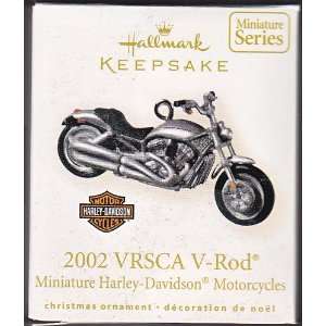    Hallmark 2002 VRSCA V Rod Motorcycle ornament