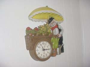 Vintage Kitchen Patio Garden New Haven Wall Clock  