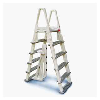  Heavy Duty A Frame Above ground Pool Ladder with Barrier 