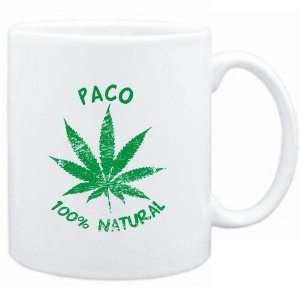  Mug White  Paco 100% Natural  Male Names Sports 