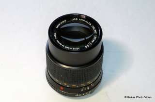 Minolta MD 135mm f3.5 prime lens telephoto Celtic A   