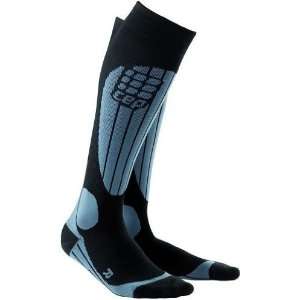  CEP Sportswear Grey Compression Skiing Sport Socks for Men 