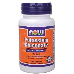  Now Foods Potassium Gluconate   99 mg, 100 Vegetarian 