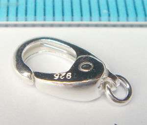 STERLING SILVER LOBSTER CLASP BEAD 6X10mm #1115  