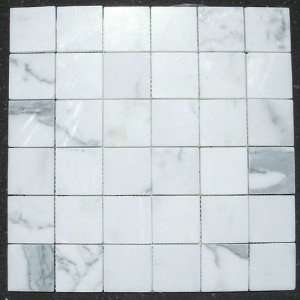   x2 Square Mosaic Tile Polished   Marble from Italy