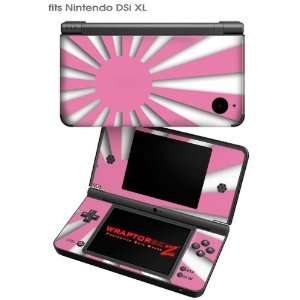  Nintendo DSi XL Skin   Rising Sun Japanese Flag Pink by 
