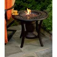 Country Living Highland Side Table with Fire Urn 