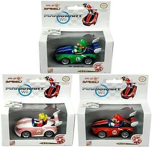 Super Mario Bros Wii Pull & Speed Karts Case Of 6  
