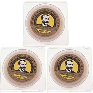  3 pack 2.25 Col. Conk Almond Shaving Soap Health 