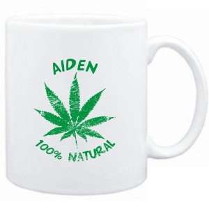    Mug White  Aiden 100% Natural  Male Names