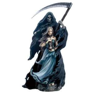 11.75 inch Fantasy Figures Grim Reaper With Witch Collectible Display 