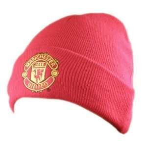 Manchester United FC Knitted Hat   Red 