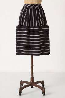 Nubby Stripes Skirt   Anthropologie