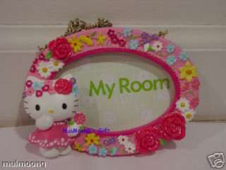Sanrio Hello Kitty Oval Door Sign Decoration 3 Msg Pink  