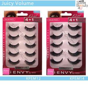   ENVY 100% Human Remi Hair Multi Pack Eyelashes   Juicy Volume  