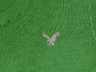American Eagle AE Mens Green V Neck Sweater New NWT  