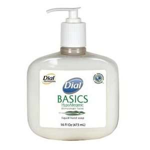  Dial Basics Hypoallergenic Liquid Soap   16 Oz. Bottle 