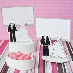   Bride Groom Place Card Favor Boxes with Designer Place Cards set of 12