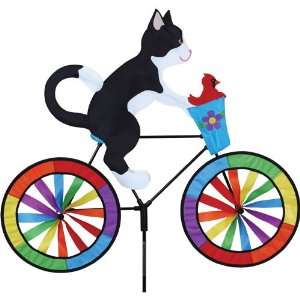  Cat Black And White Tuxedo Bicycle Spinner