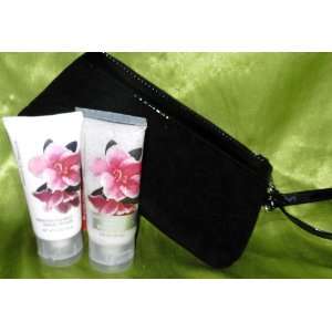 Essence of Beauty Passion Flower 3 Piece Wristlet Bag Set Beauty