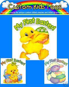 Choose Custom Infant Onesie or T shirt My First Easter  