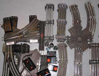   LIONEL AND AMERICAN FLYER O GAUGE TRACK AND SWITCH PLATES (A)  