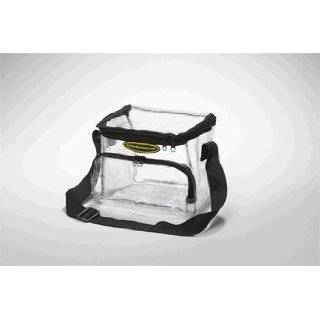  Clear Grid Plastic Lunchbox / Art Case with Handles (6x9x4 