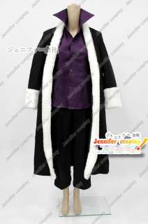 Fairy Tail Laxus Dreyar cosplay costume any sizes thick coat  
