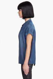 Acne Scallop Denim Shirt for women  