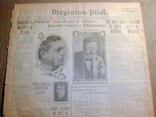 1907 newspapers JUDAICA Jews Massacred in Pogrum RUSSIA & ROMANIA 