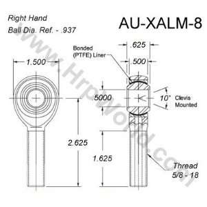  Aurora Bearing Company XALM 8; .500 Bore   5/8   18 