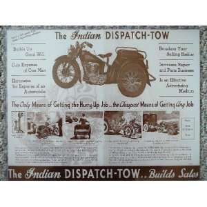 Indian Motorcycle Dispatch Tow Poster