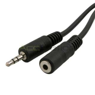New 50Ft 3.5mm Plug Jack Audio Extension Cable Adapter  