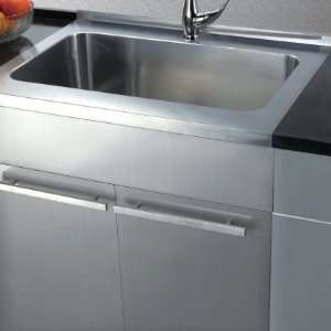   Two 7/8 Thick Doors Seamless One Piece Countertop