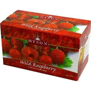 WILD RASPBERRY (Black Tea) HYSON, 25 Teabags in Cardboard Carton 