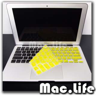 YELLOW Silicone Keyboard Cover for NEW Macbook Air 11  