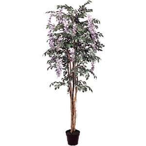  6Ft Artificial Silk Wisteria Tree  1680 Leaves In Pot 