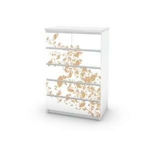  Autumn Leafs Decal for IKEA Malm Dresser 6 Drawers