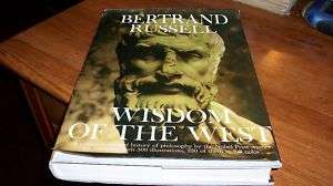 WISDOM OF THE WEST BY BERTRAND RUSSELL HC 1959  